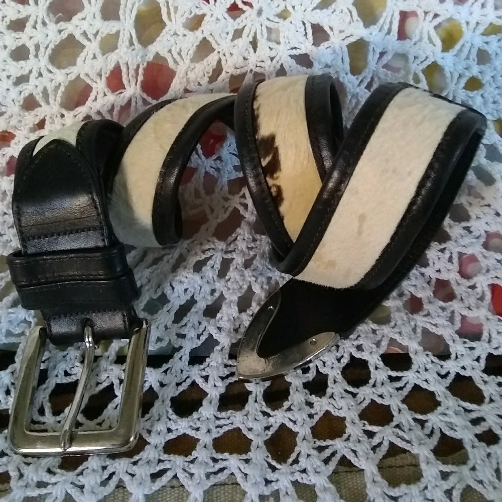 πππVINTAGE JOAN & DAVID PONY HAIR BELTπππ - Picture 1 of 5